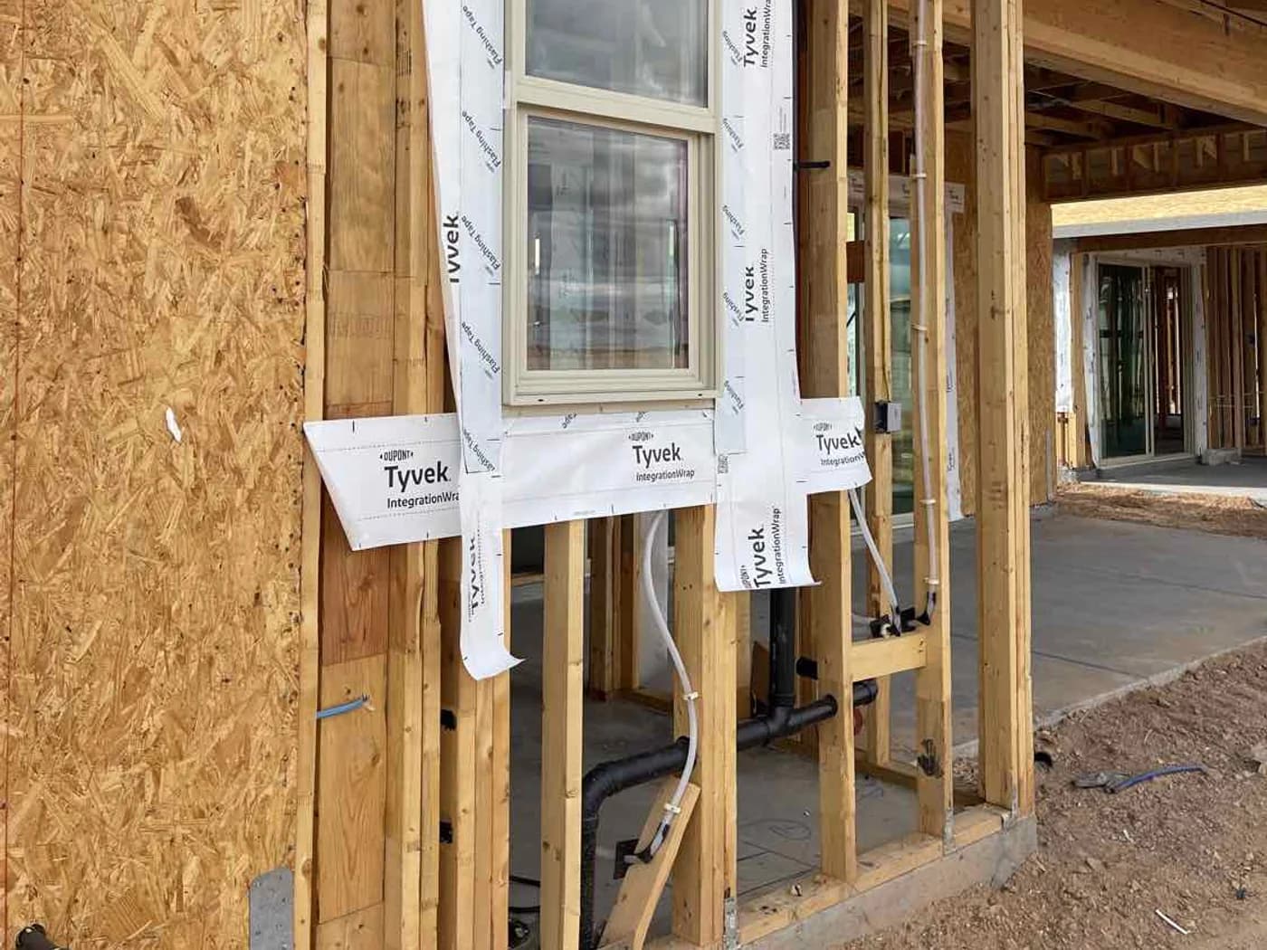 Window flashing before siding